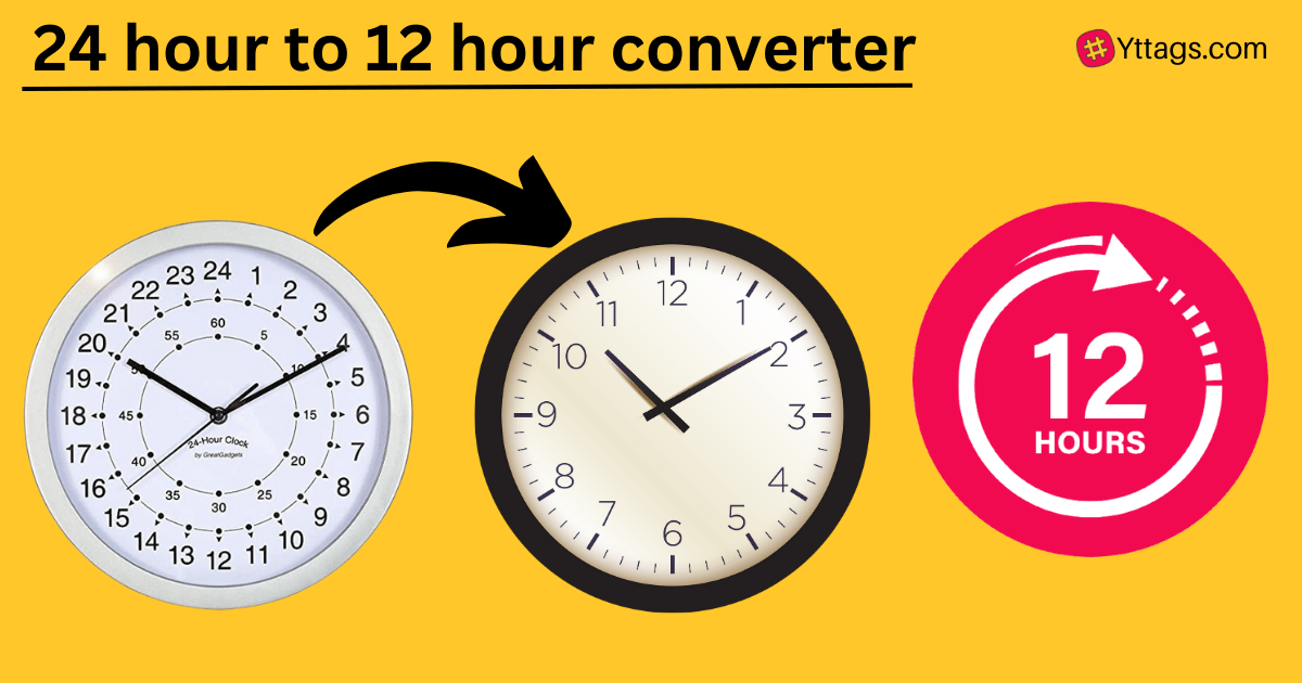 24 Hour To 12 Hour Converter