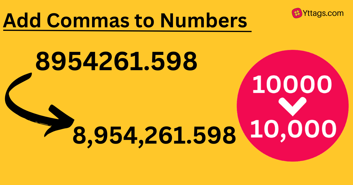 Add Commas To Numbers