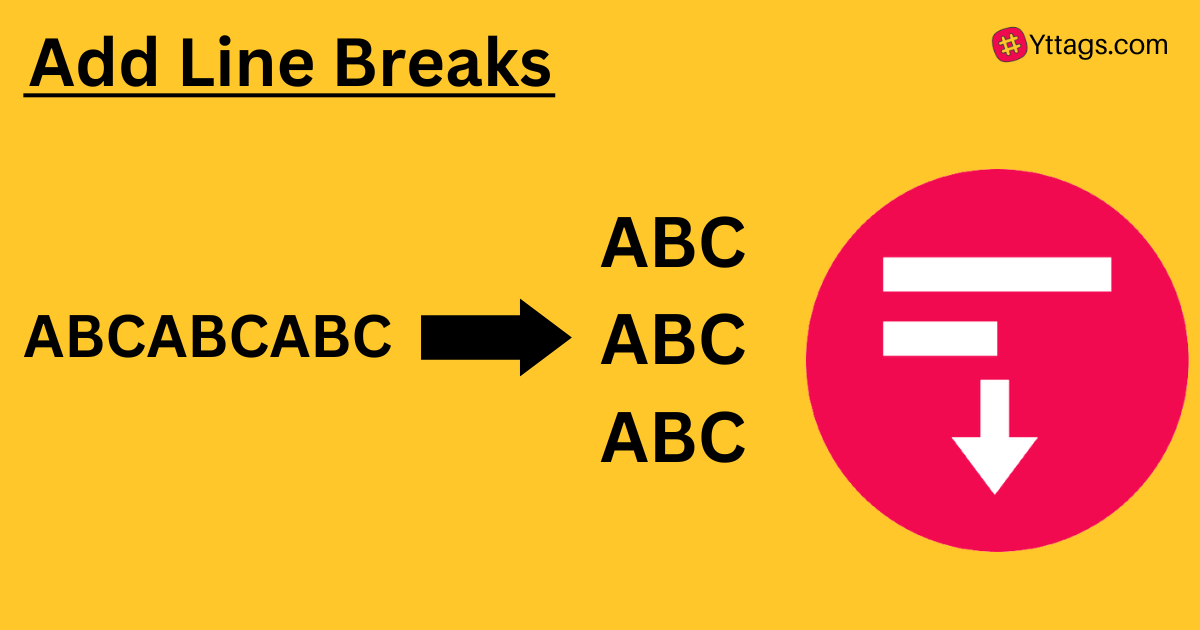 Add Line Breaks