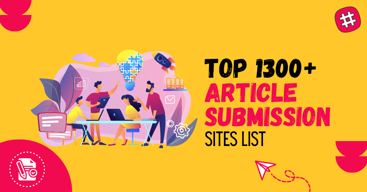 Article Submission Website List