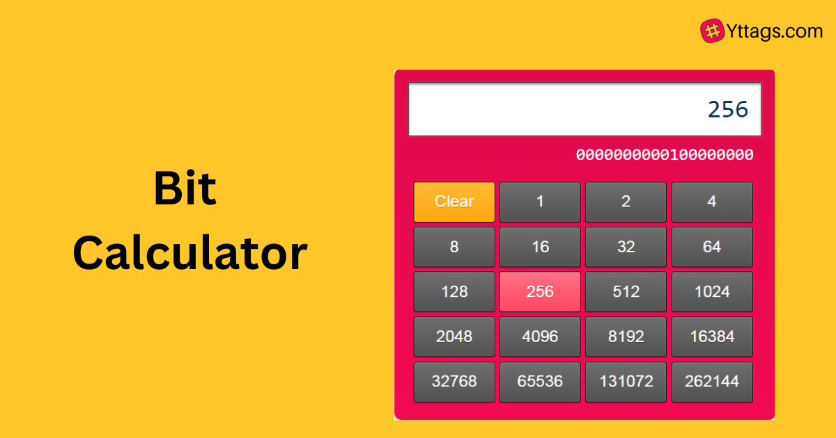 Bit Calculator