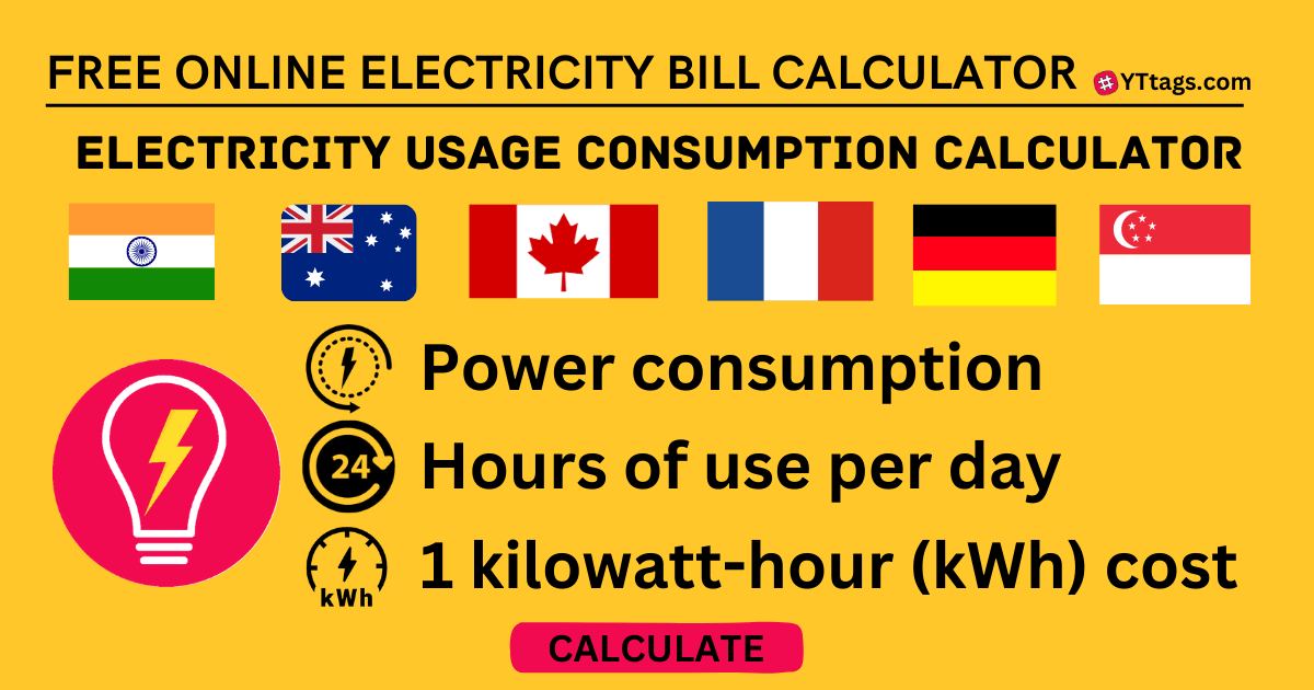 Electricity Bill Calculator