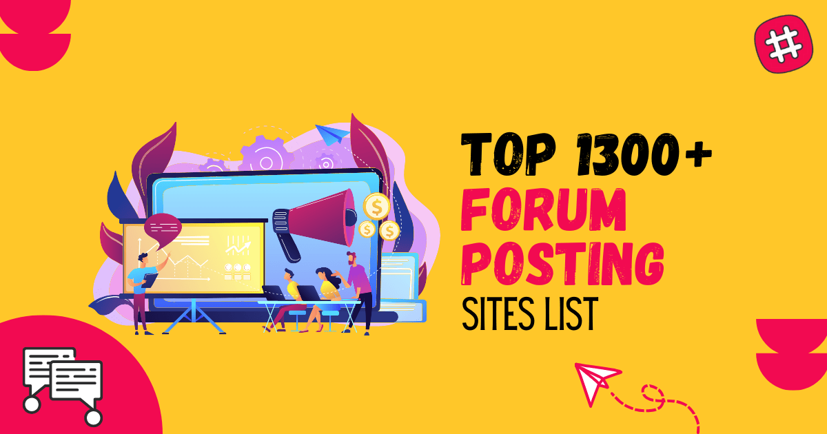 Forum Posting Website List