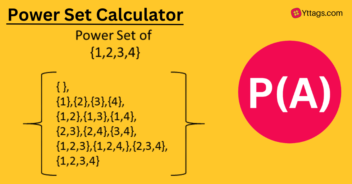 Power Set Calculator