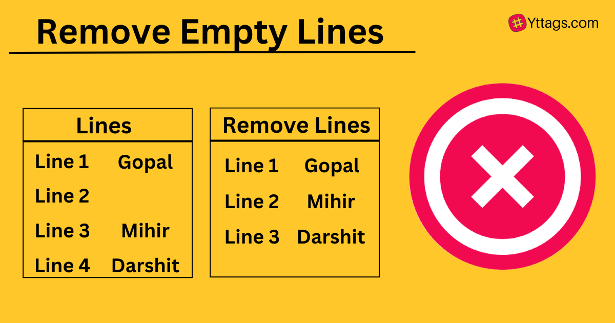 Remove Empty Lines