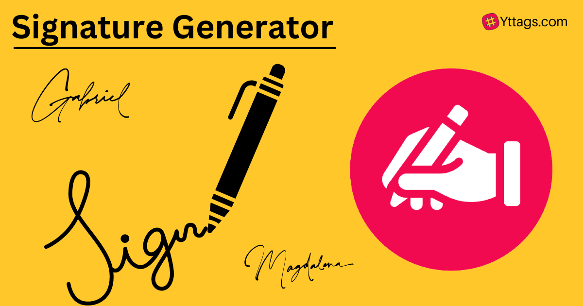 Signature Generator