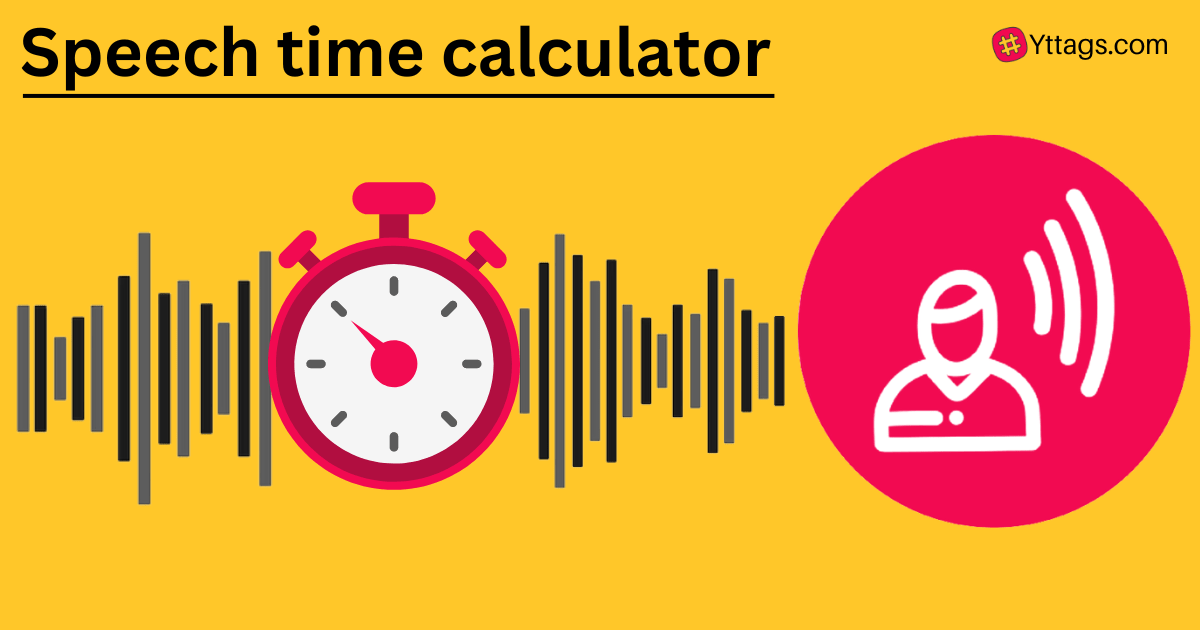 Speech Time Calculator