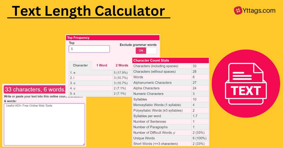 Text Length Calculator