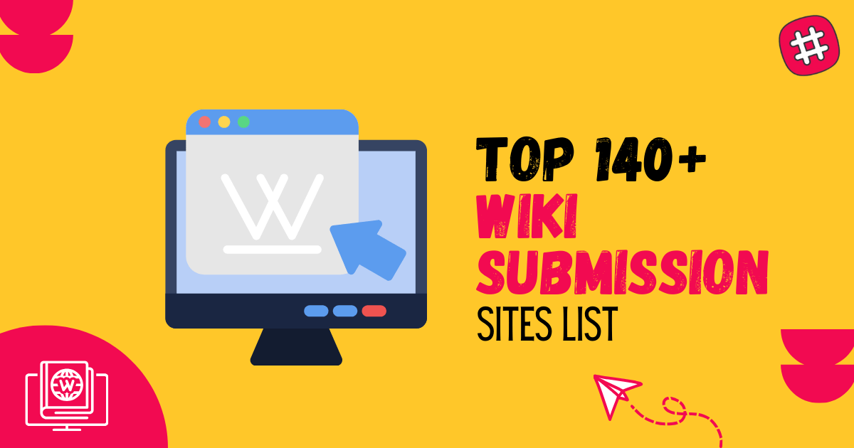 Wiki Submission Site List