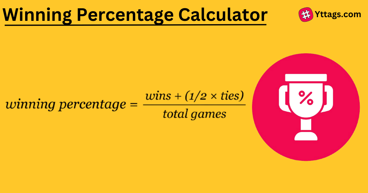 Winning Percentage Calculator