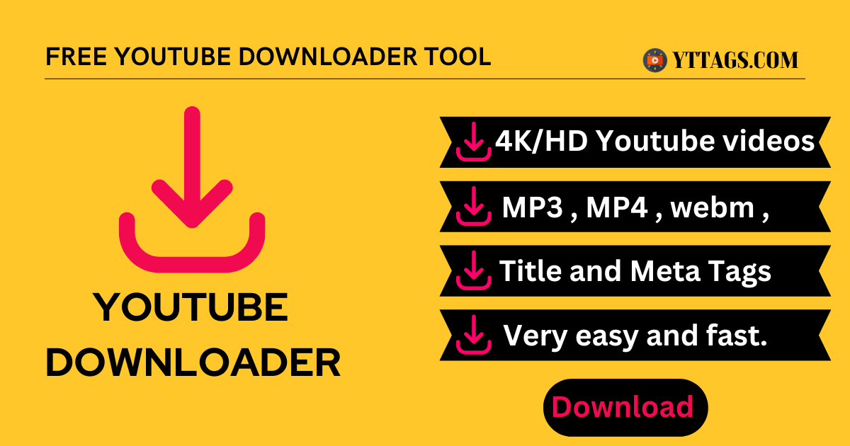 Free YouTube Downloader Tool