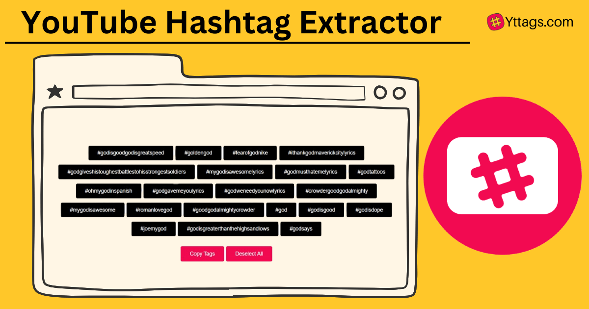 Youtube Hashtag Extractor