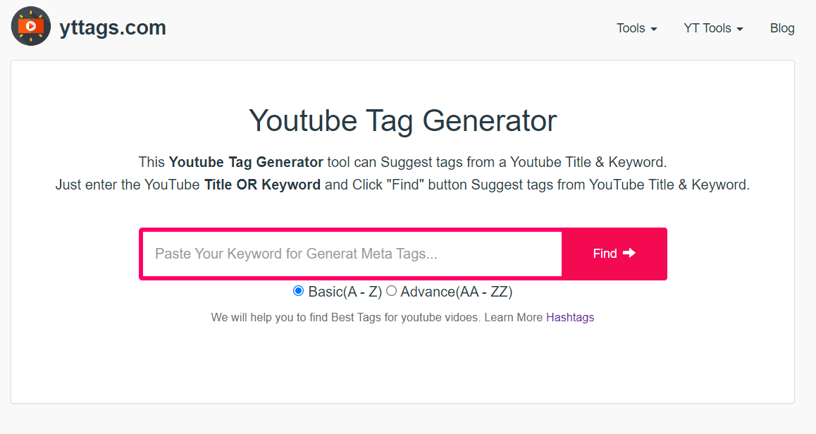 Youtube Keyword Suggestion Script