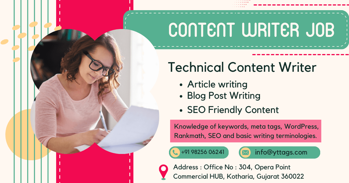 Content Writer Jobs In Rajkot Gujarat