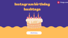 birthday hashtags