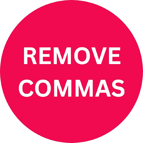 Remove Commas From the Text
