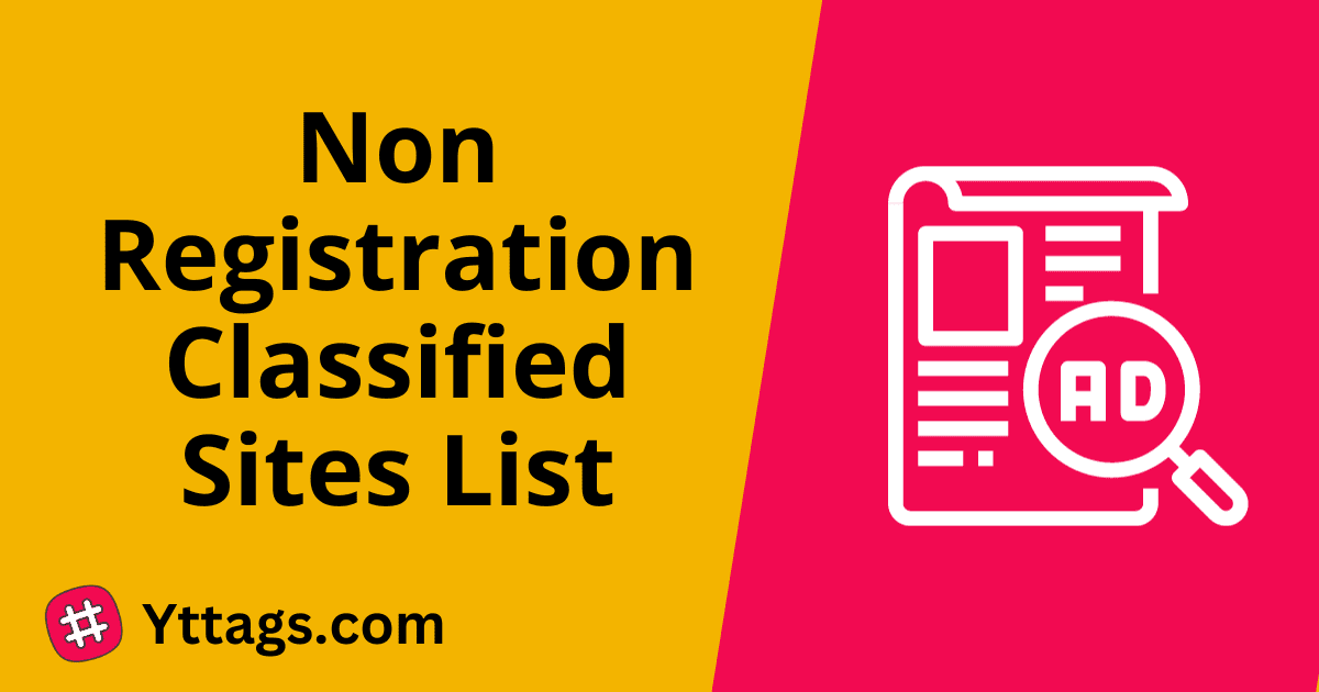 Non Registration Classified Sites List