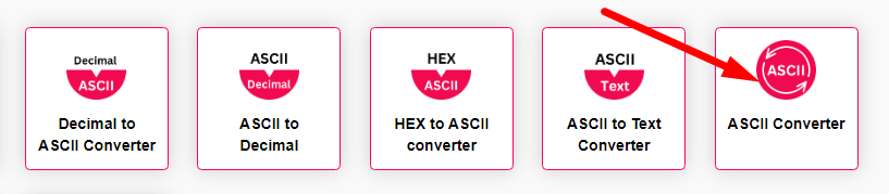 ASCII Converter Step 1
