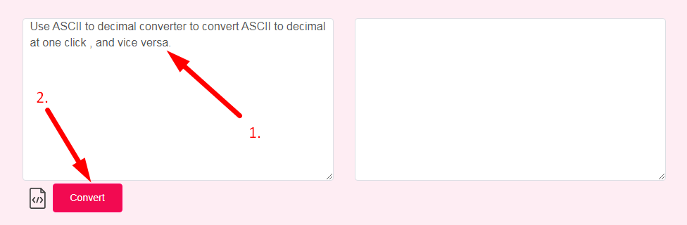 ASCII to Decimal Converter Step 2