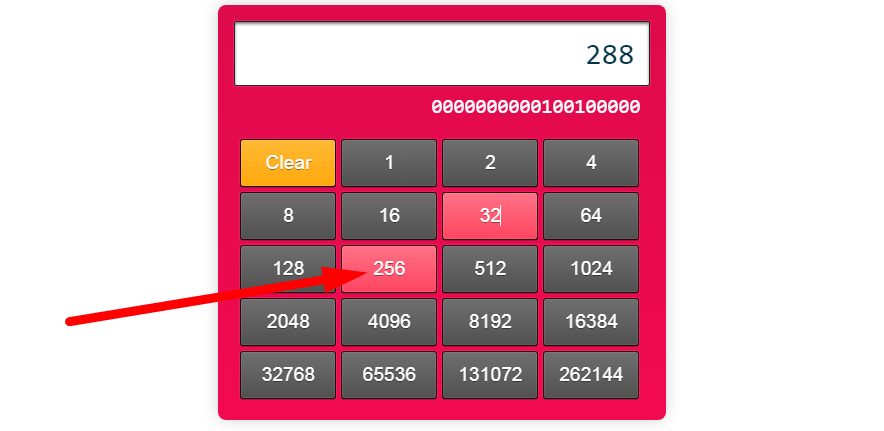 Bit Calculator Step 2