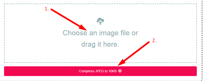 Compress JPEG to 10KB Step 2
