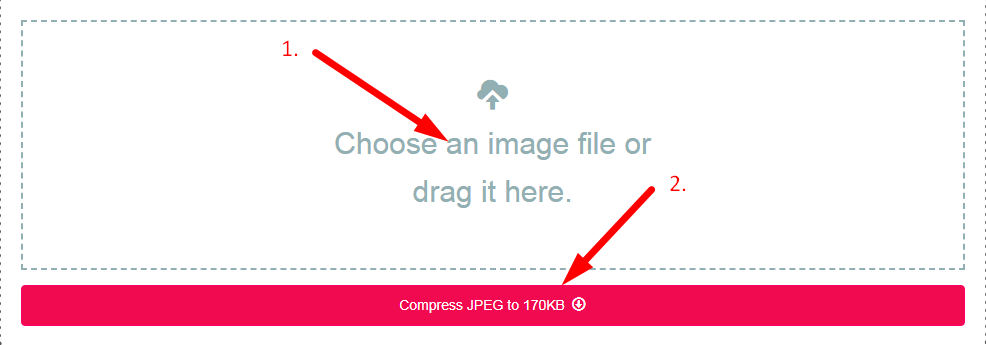 Compress JPEG to 170kb Step 2