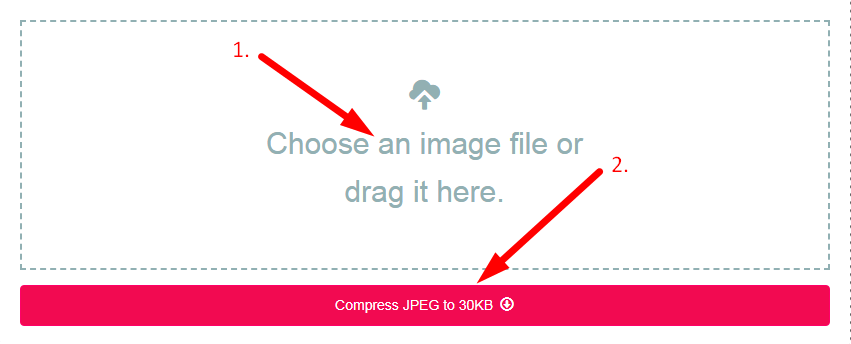 Compress JPEG to 30kb Step 2