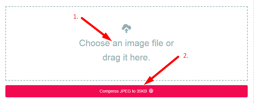 Compress JPEG to 35kb Step 2
