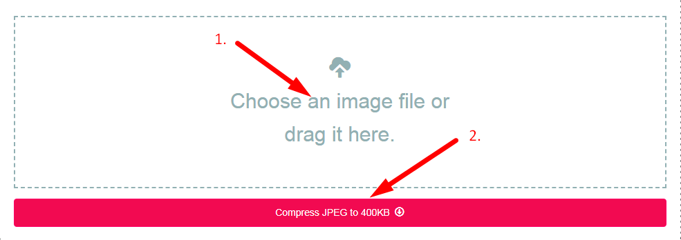 Compress JPEG to 400kb Step 2