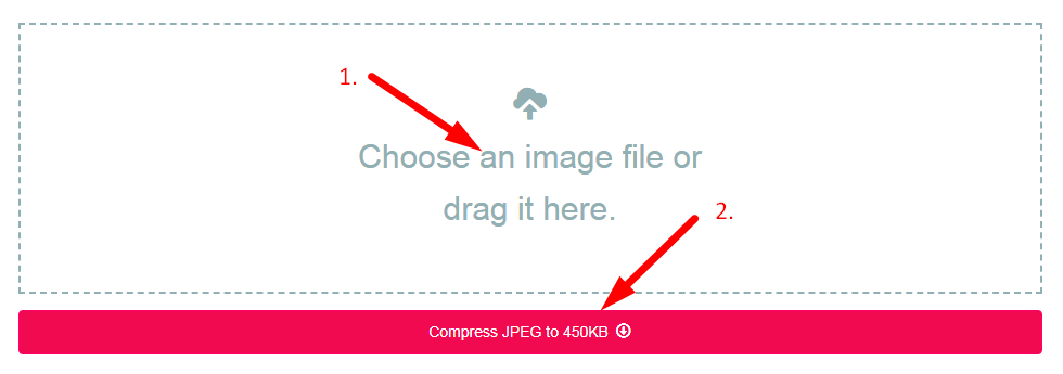 Compress JPEG to 450kb Step 2