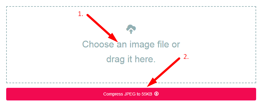 Compress JPEG to 55kb Step 2