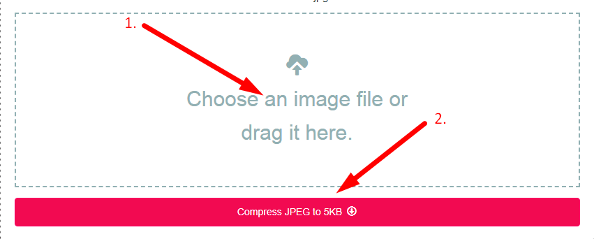 Compress JPEG to 5KB Step 2
