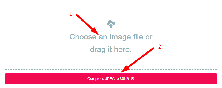 Compress JPEG to 60kb Step 2