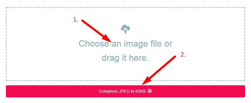 Compress JPEG to 65kb Step 2