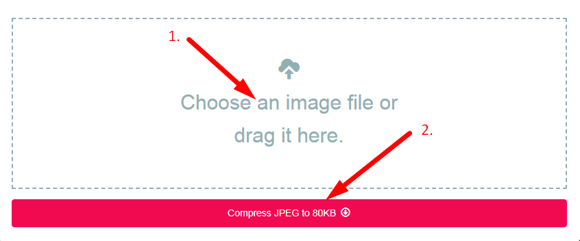 Compress JPEG to 80kb Step 2