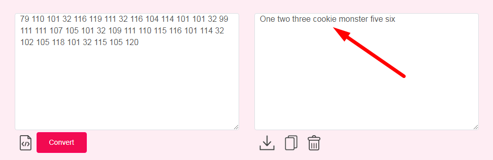 Decimal to ASCII Converter Step 3