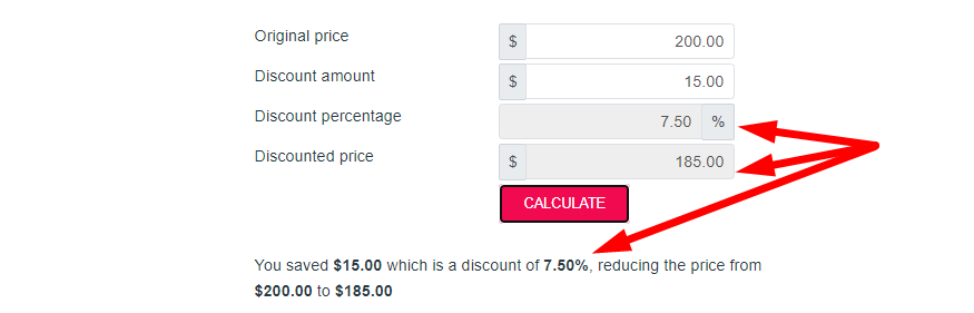 Discount Calculator Step 3