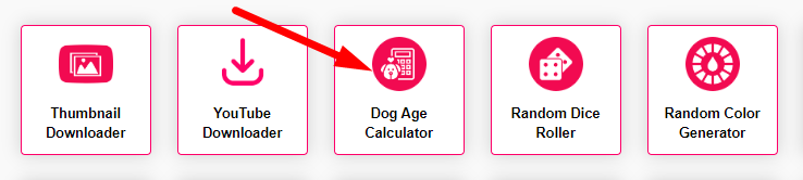 Dog Age Calculator Step 1