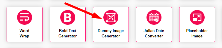 Dummy Image Generator Step 1