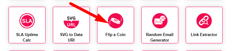 Flip a Coin Step 1