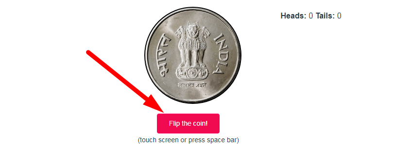 Flip a Coin Step 2