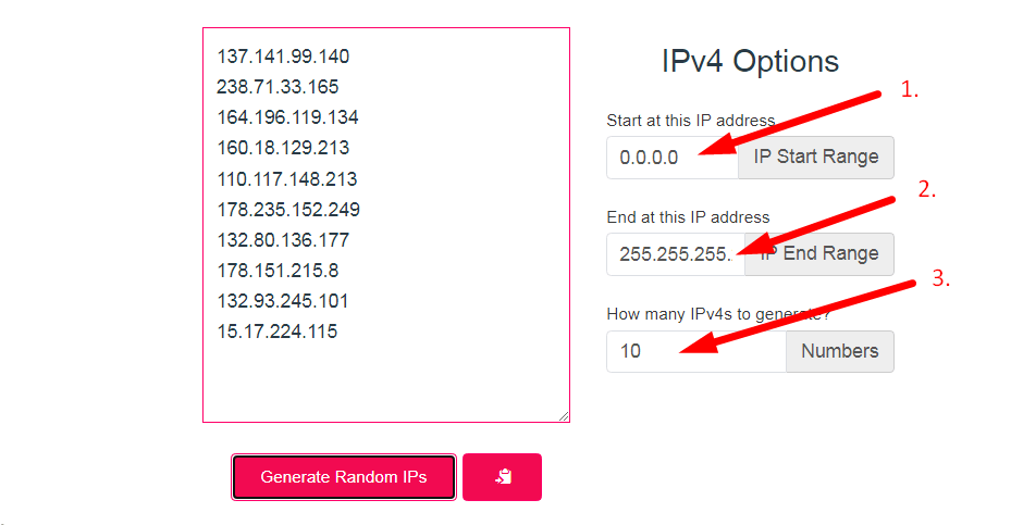 Random IP Address Step 2