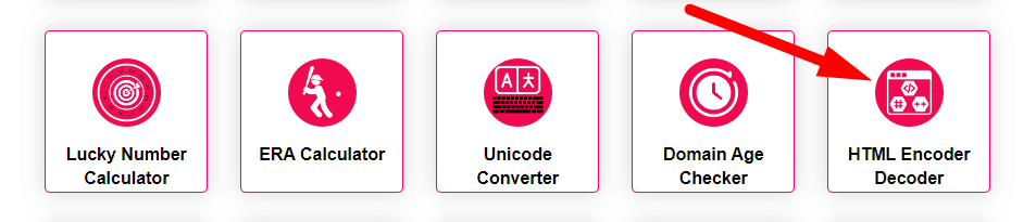 HTML Encoder Decoder Step 1