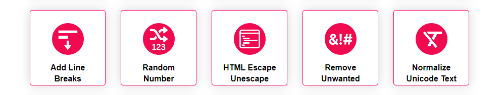 HTML Escape Unescape Step 1