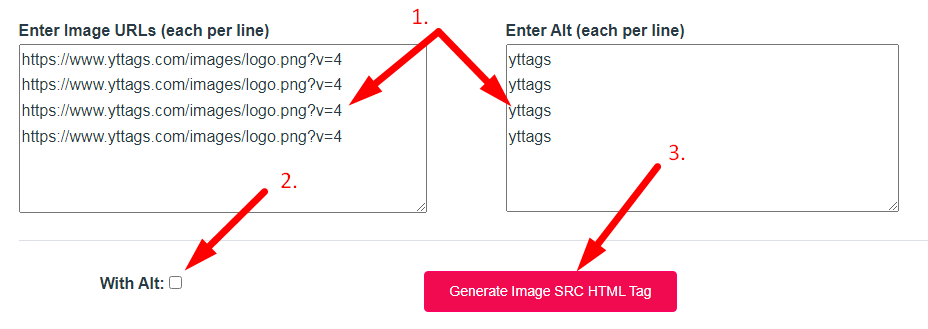 HTML Image SRC Generator Step 2