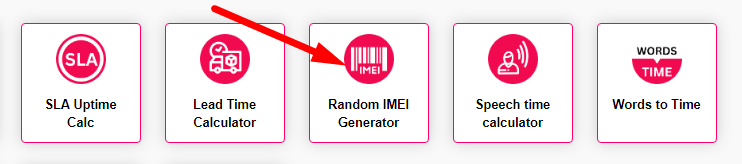 Random IMEI Generator Step 1