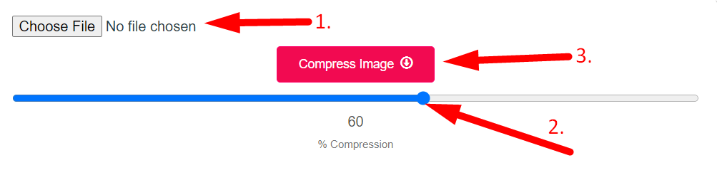 Compress JPEG to 100KB Online Step 2