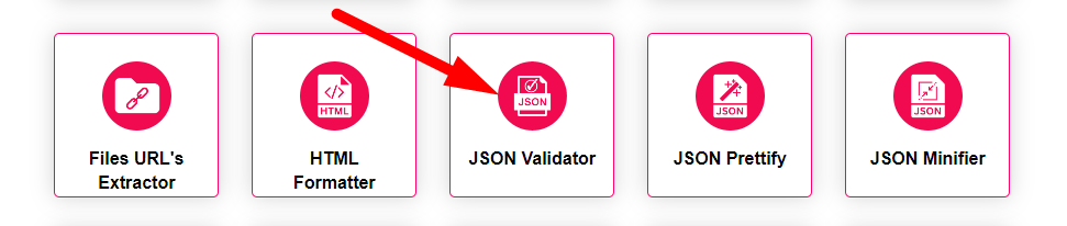 JSON Validator Step 1