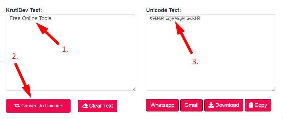 KrutiDev To Unicode Step 2