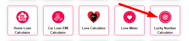 Lucky Number Calculator Step 1